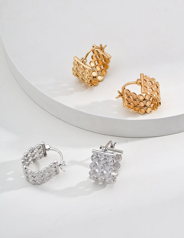 Carved Earring