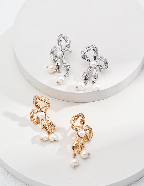 J Bow Earring